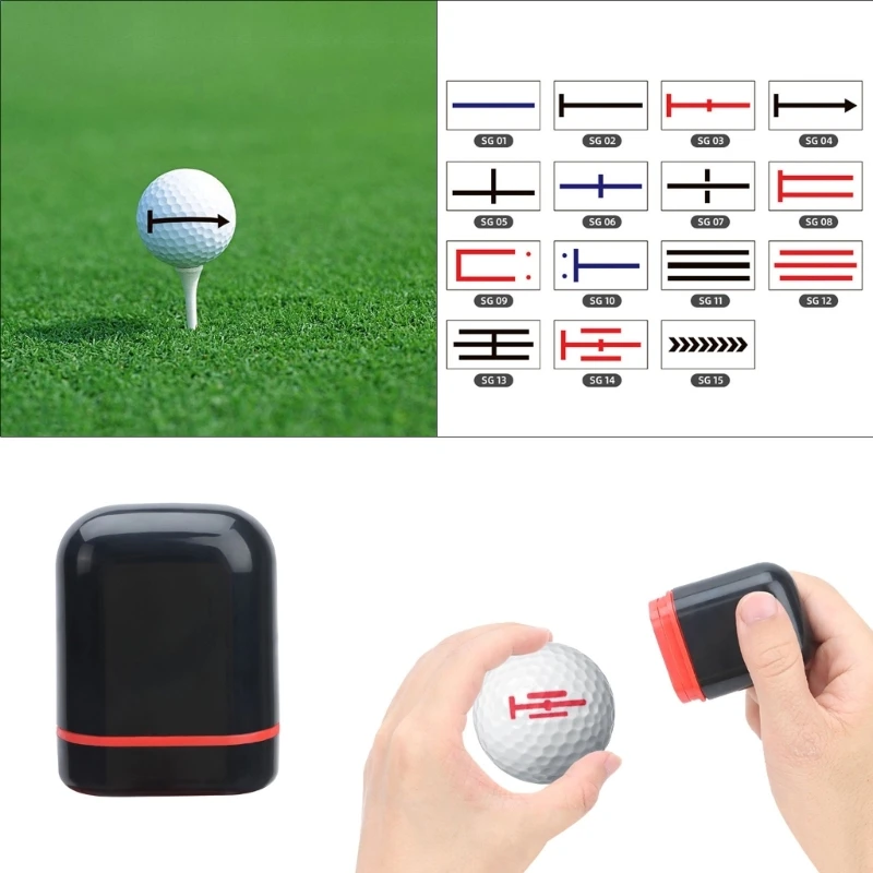 

Golf Balls Line Alignment Tool Golf Balls Line Stamper Swing for PATH Arrow-sign