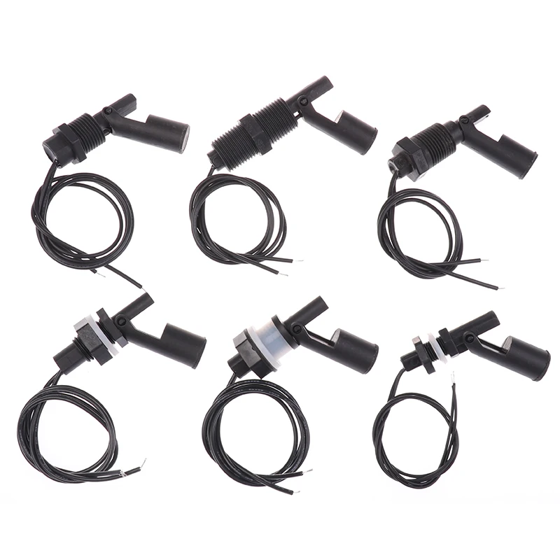1Pc 12V-110V Fluid Elevation Tracker PP Plastic Orb Float Switch; Hydric Level Switch