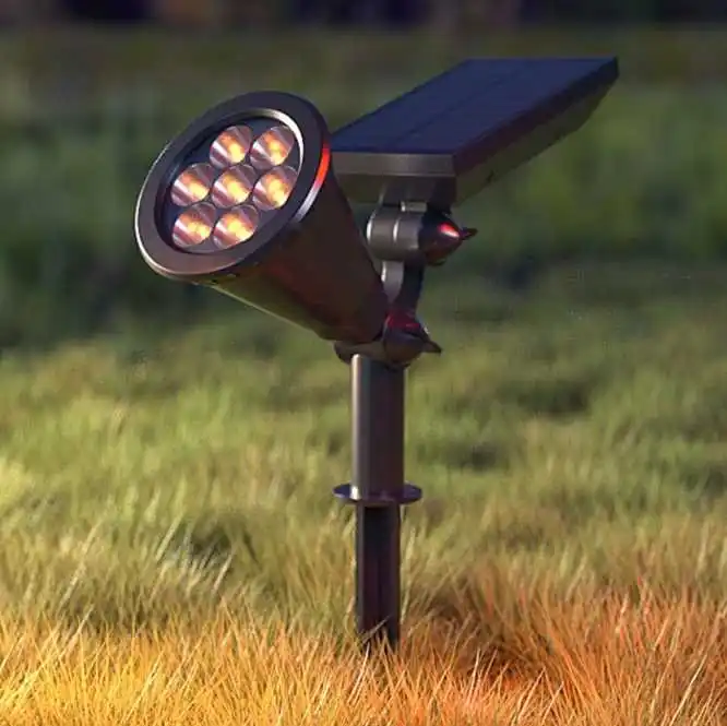 Description Picture 5 of item4/7/18LED Solar Stake Light High Brightnes Garden Ground Waterproof Light LED Spotlight for Easter Holiday Pathway Street Garden