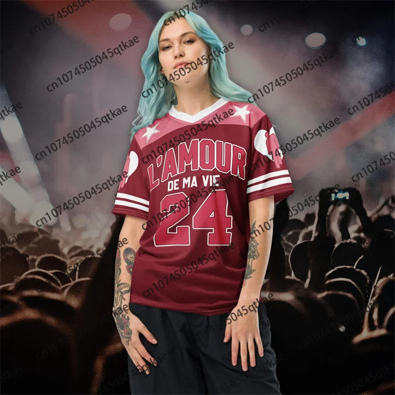 トップス Billie Eilish BE Custom Jersey Game Tee トップス Billie Eilish BE Custom Jersey Game Tee Billie