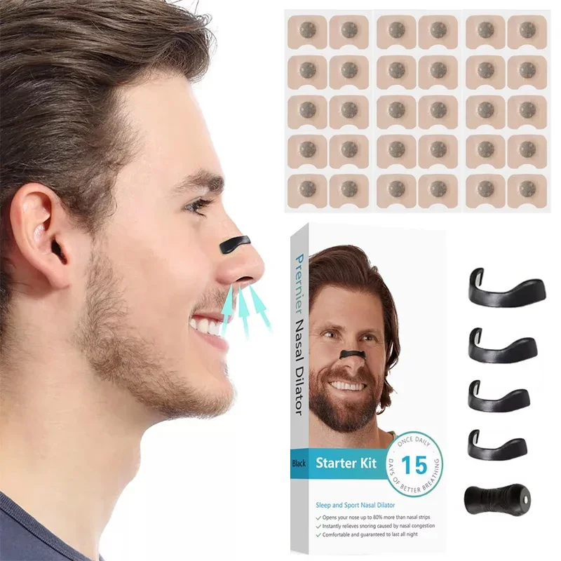 15Days/Box Nasal Breathing Dilators Starter Kits Magnetic Nose Strips