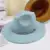 Sky Blue Diamond Band Wool Fedora Hats For Women Jazz Cap Belt Unisex Colorful Fedoras Hat Fashion Church Hat Bucket Hats шапка 18