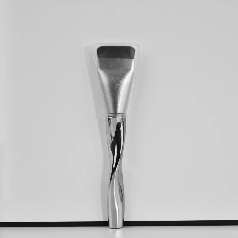 Tek Kelime Fondöten Fırçası Hafif ve İnce Yüz Kontur Fırçası Düz Kontur Fırçası Fondöten Krem Makyaj Fırçaları