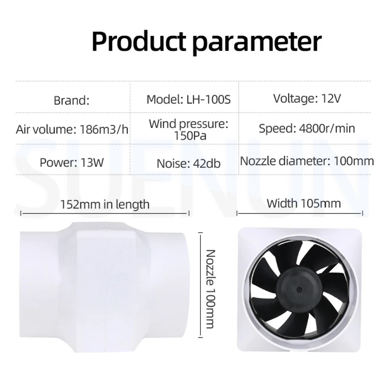 Household Smoke Exhaust Machine Barbecue Hood Kitchen Exhaust Smoke Machine Hot Pot Air Cappa Aspiratirce Extractor 6