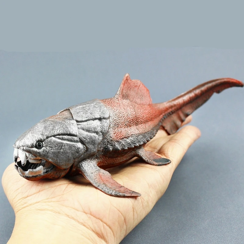 Doumneou 20cm Dunkleosteus Dinosaur Fish Model Toy - Plastic Animal Figure For Kids - View #8
