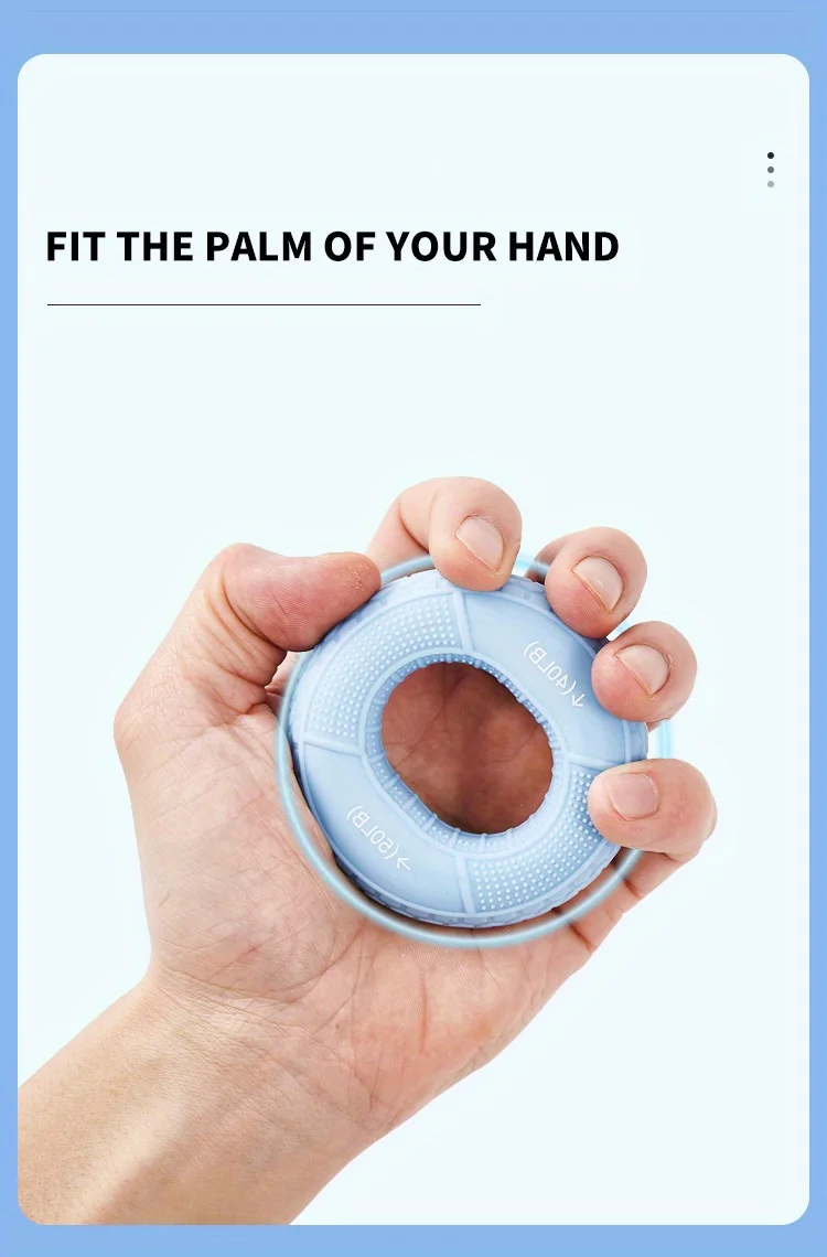 Description Picture 5 of itemHand Grip Ring with Silicone Carpal Expander, Strength Training Finger Ring, Increase Muscle Power and Body Building, 20-80LB