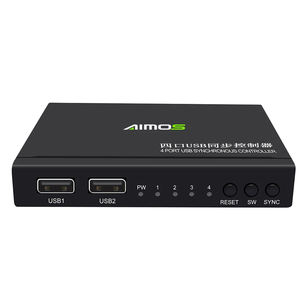 thumbnail image 2 of AIMOS 4-Port USB KVM Switch - Share Mouse, Keyboard & USB Devices Between 4 Computers 2 of 9