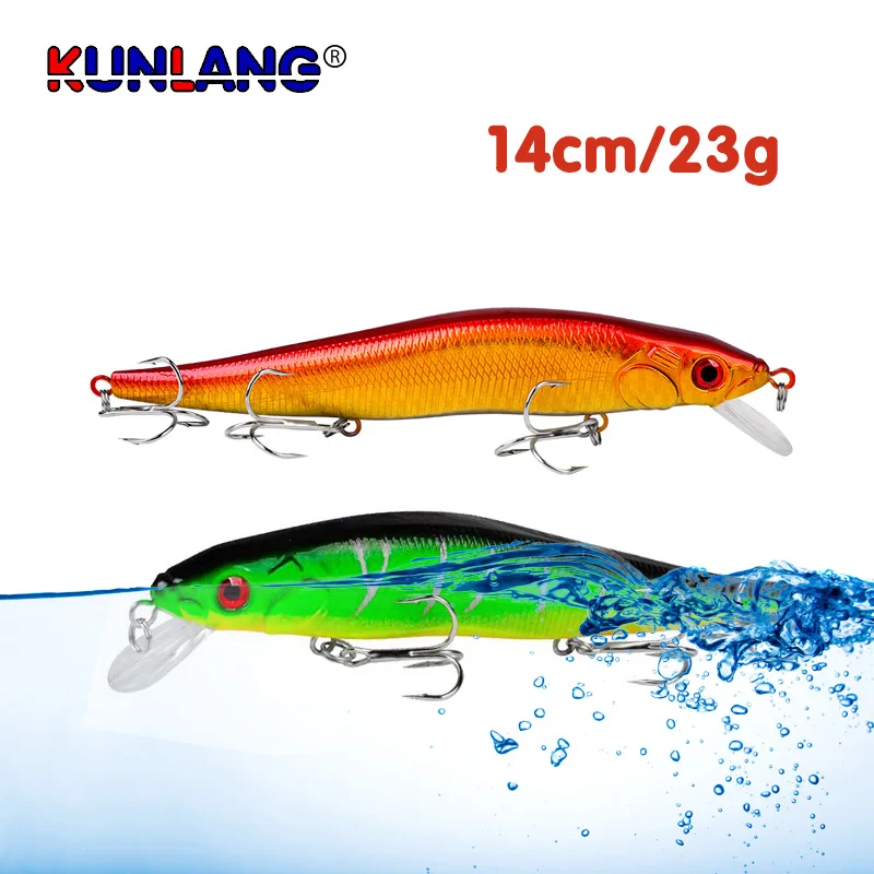KunLang Fishing Accessories Isca Artificial De Pesca 14cm 23g Metal