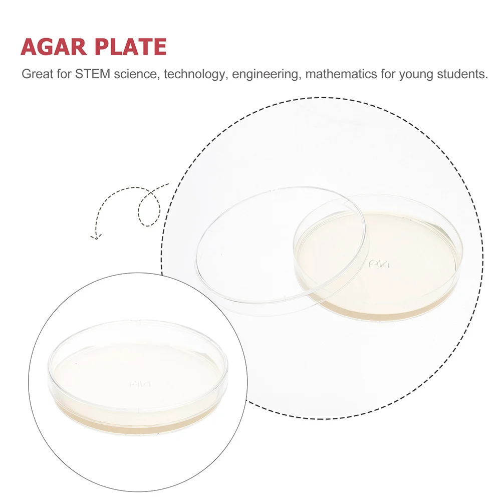 Petri Dishes 10pcs Prepoured Agar Plates Agar Petri Dishes Tissue Culture Plate Plates Laboratory Science Experiment Supplies