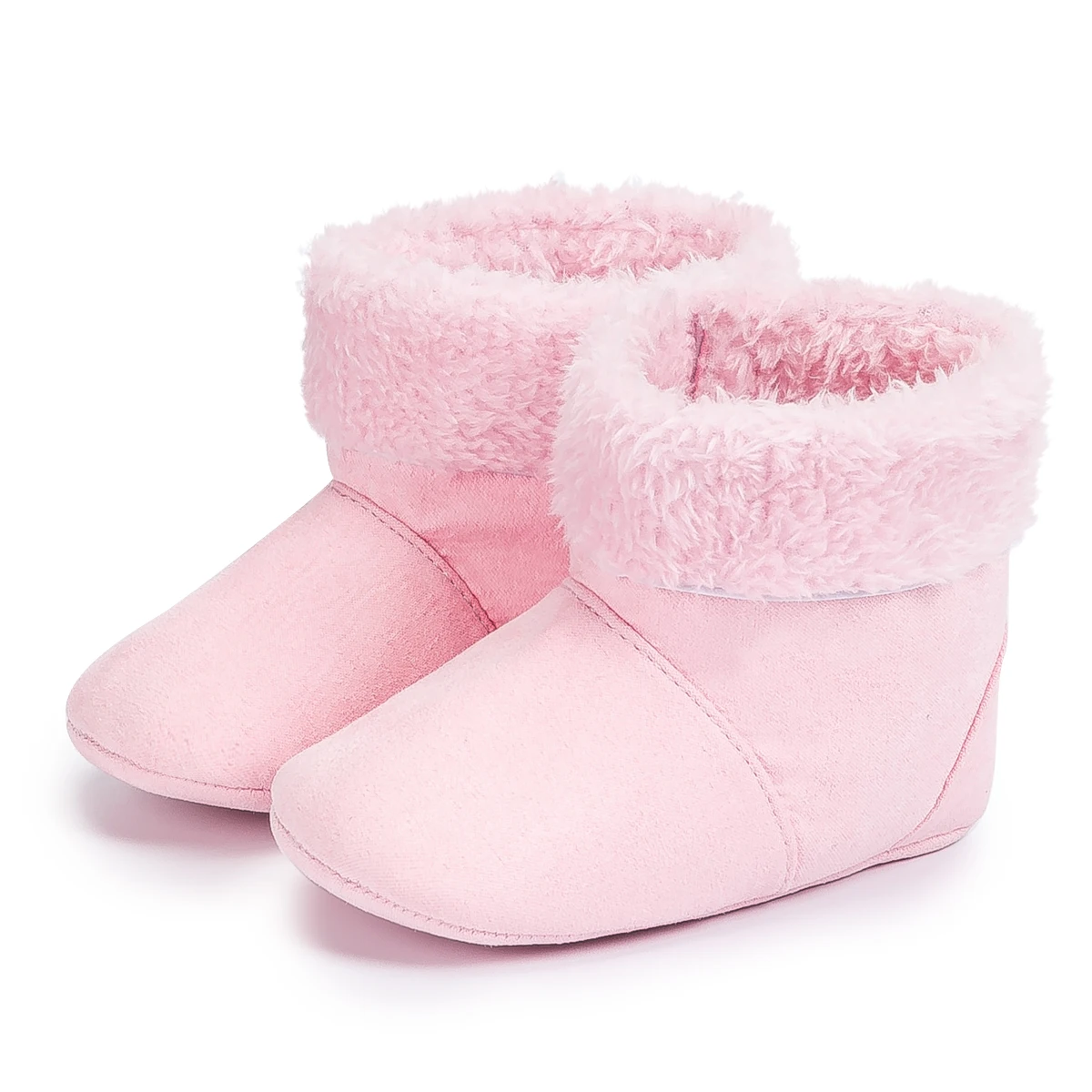 Winter Snow Boots for Babies Cozy Fluffy Non-Slip Soles Infant Boys Girls Warm Fluff First Walkers Baby Boy Girl Shoes