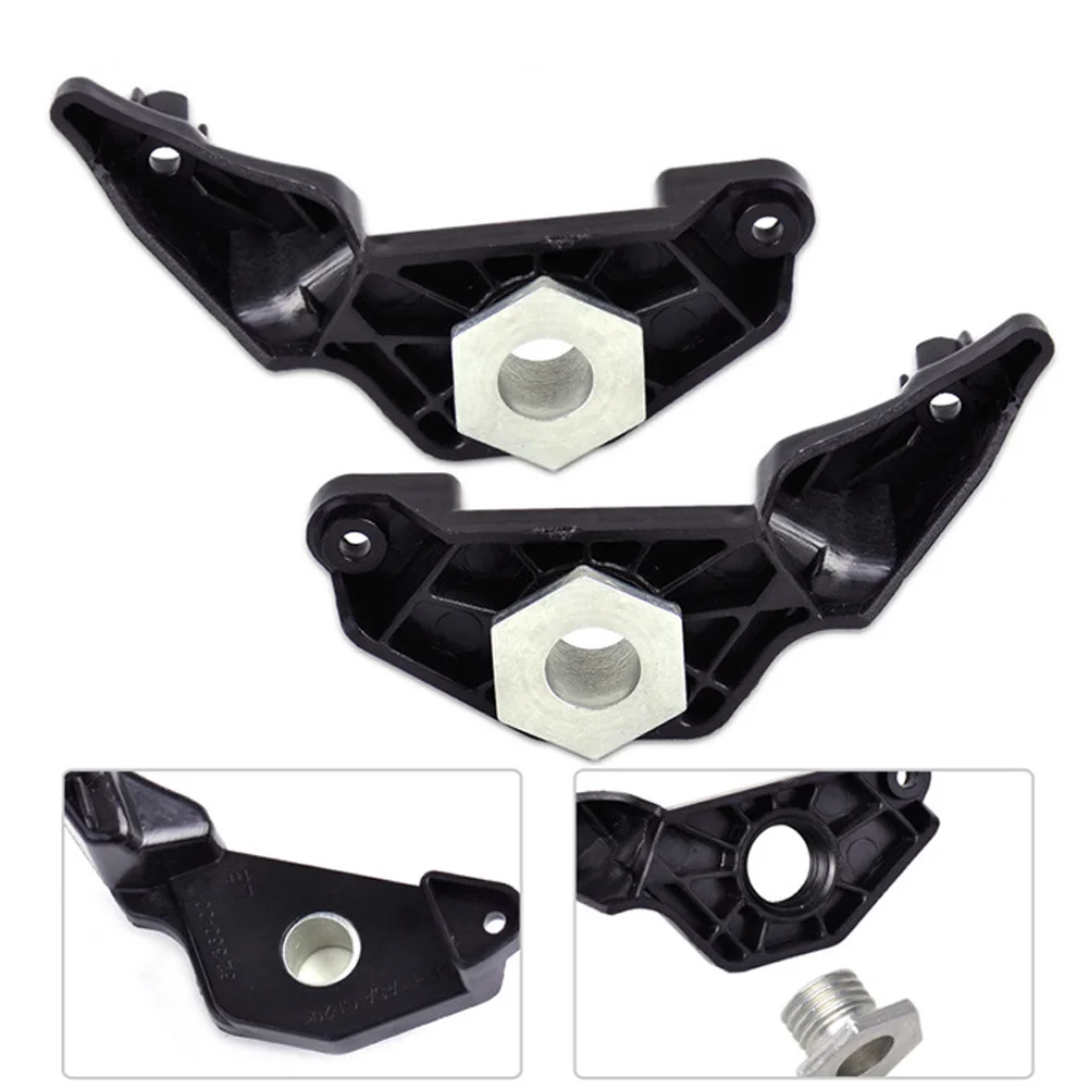 Headlight Mounting Brackets 4pcs Car Headlight Bracket Mount Holder Clips Right+Left for BMW E60 E61 525i 530i 540i 545i 550i 63126941478 63126942478