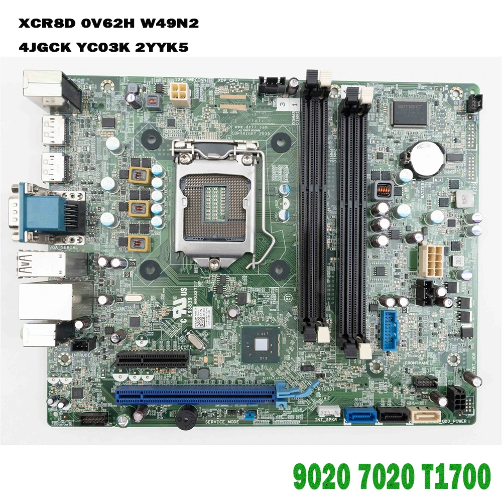 Xcr8D 0 V62H W49N2 4Jgck Yc03K 2 Yyk5 Per Scheda Madre Dell 9020 7020 T1700 Sff
