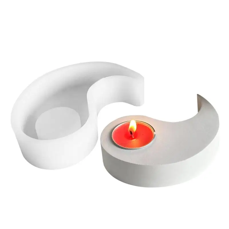 

Candlestick Holder Molds Silicone Cement Vessel Craft Making Mold Supplies Scented Craft Art Creative Candlestick For Home Decor