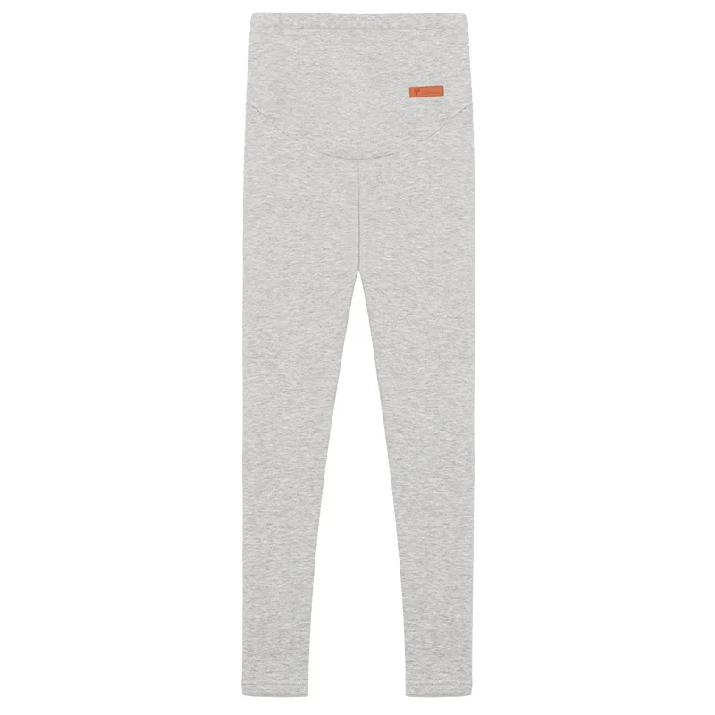 Autumn and Winter Women Clothing Maternity Clothes Leggings Thickened with Velvet Pregnant Trousers Warm Pants