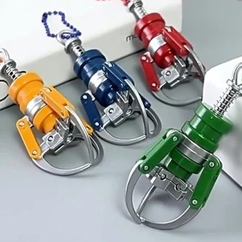 Creative Mini Doll Machine Claw Keychain For Women Plastic Material Fingertip Gripper Girls Bag Pendant Keyring Jewelry N908 1