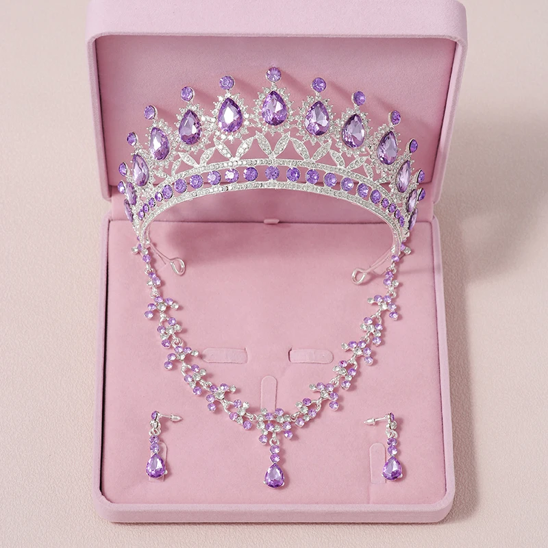 

Комплект свадебных головных уборов Itacazzo, ожерелье с короной, модные головные уборы для женщин на свадьбу или день рождения (без коробки)