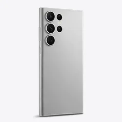 UltraThin 0.3mm Shockproof Transparent Case - Solid Color Clear Frosted Matte - Galaxy S25 Plus (White)