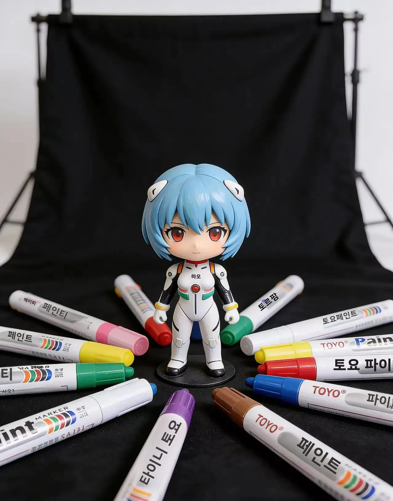 오리지널 TOYO SA101 화이트 페인트 마커 펜 유성 퍼머넌트 타이어 마킹 펜 방수 터치업 펜