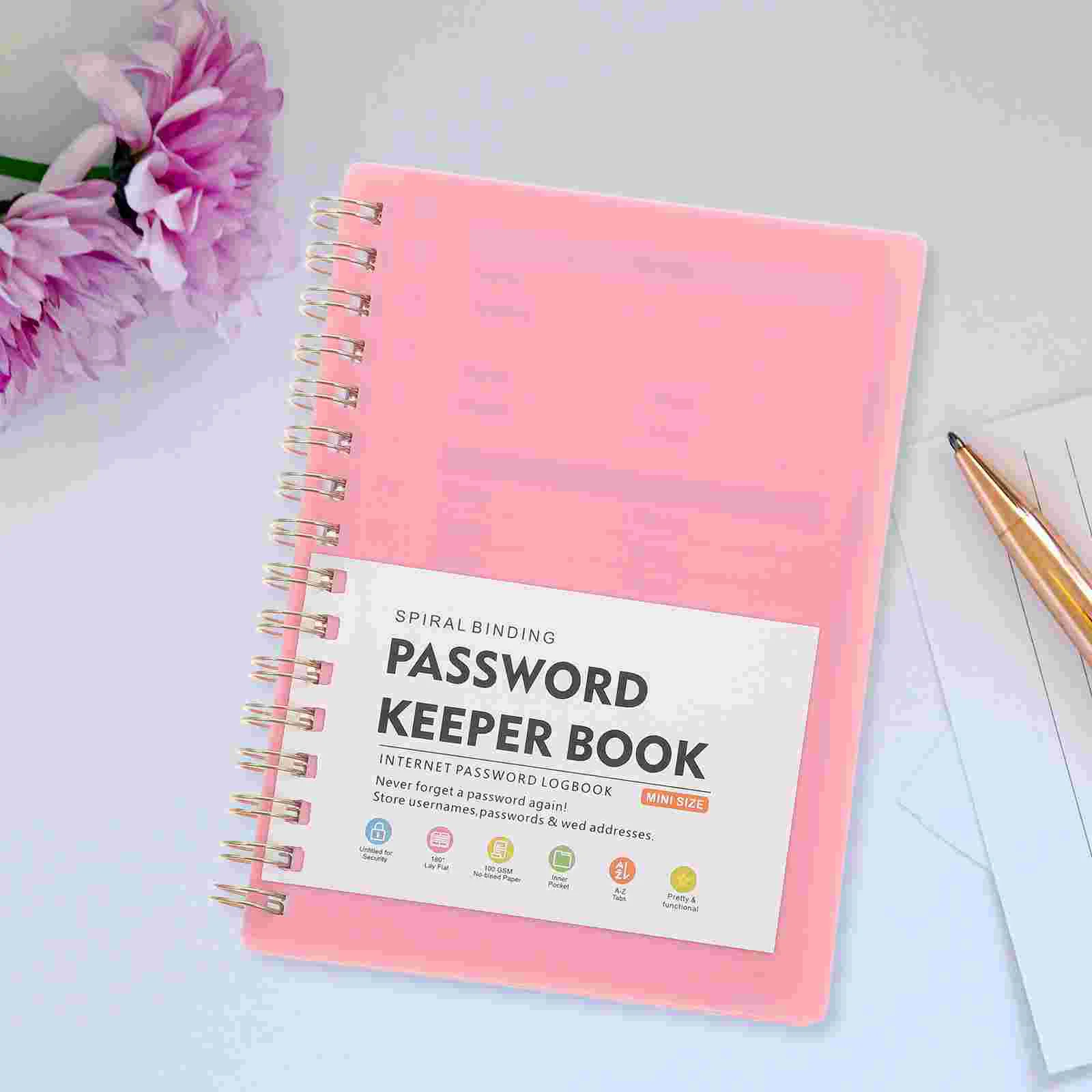 Label Password Book Things to Do Notepad Pp Address Notebook with Alphabetical Tabs
