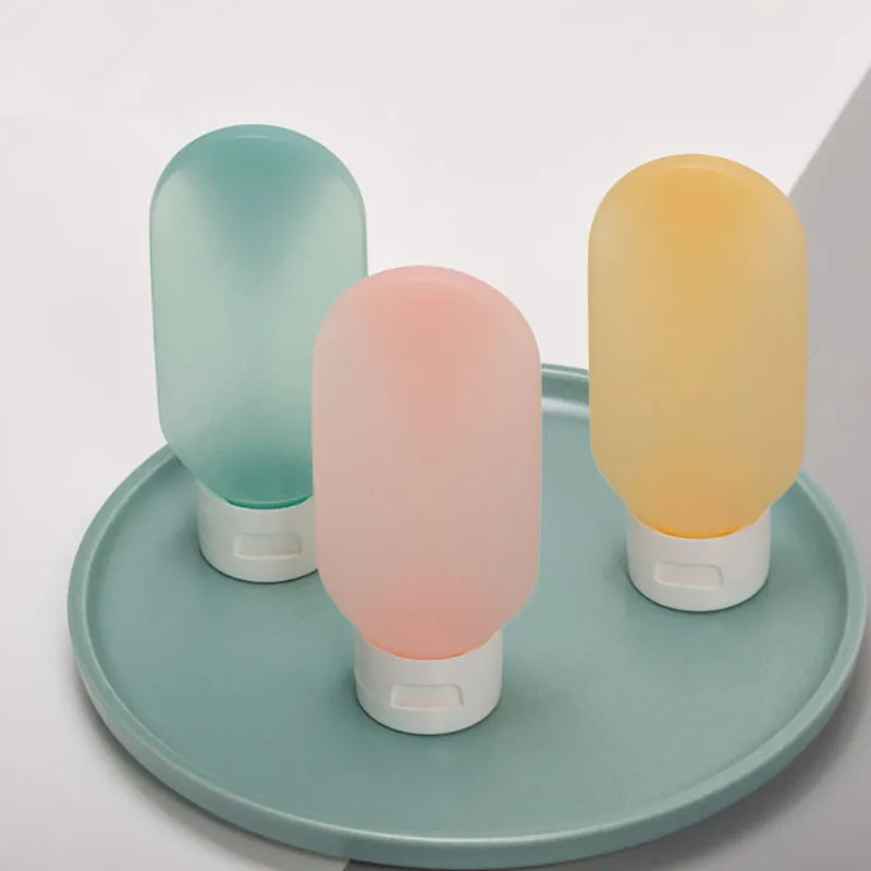 60ml Travel Refillable Bottle Kit Portable Essence Shampoo Body Wash Bottle Container Portable