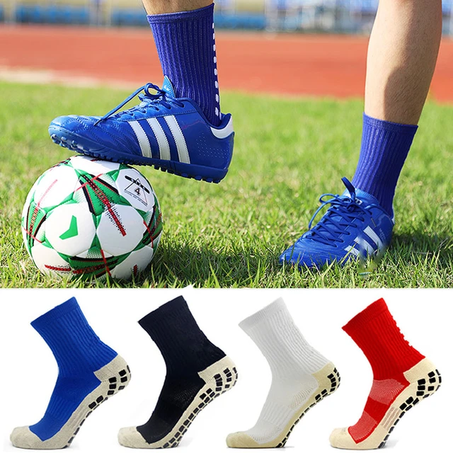 Trusox-Calcetines de fútbol antideslizantes para hombre y mujer, medias de  goma antideslizantes para Yoga, fútbol