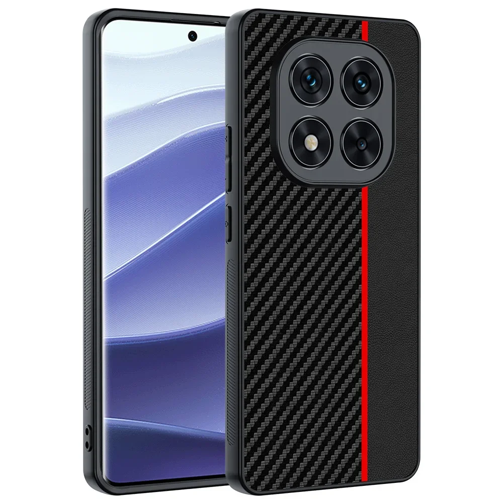 Carbon Fiber Texture Leather Protective Case