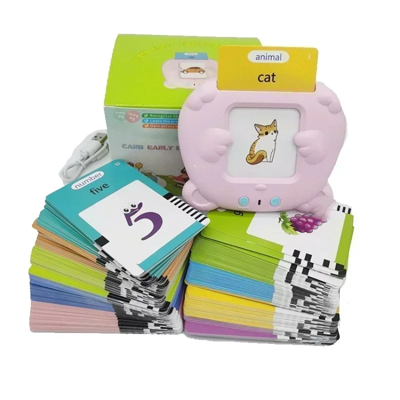 Talking Flash Card Machine for Kids English, German, Spanish & French 4