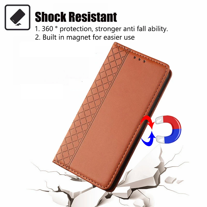 Shockproof Leather Flip Wallet Phone Case