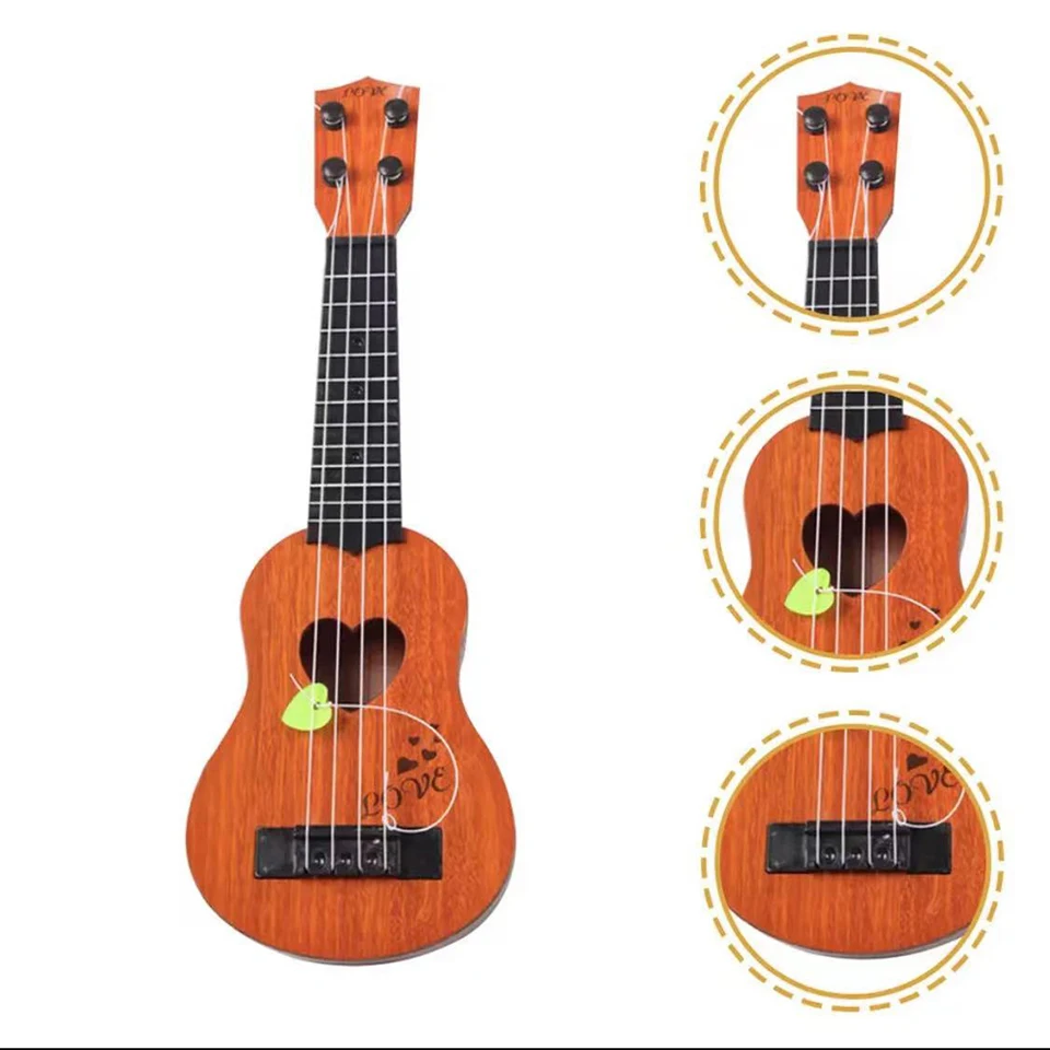 Montessori 38/44CM Children Guitar Toy Can Be Used To Play Elementary Instruments Yukrili Music Toys Boy Girl Christmas Gift 4