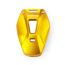 Enhanced Motorcycle Key Cover and Side Stand Extension Pad Support Plate (Key Cover - Gold)