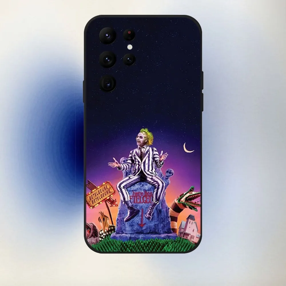 thumbnail image 1 of Movie B-BeetlejuiceS 2 Phone Case For Samsung S24,23,22,30,21,10,9,Ultra,Plus,Lite,FE,5G Black Soft Case, 1 of 4
