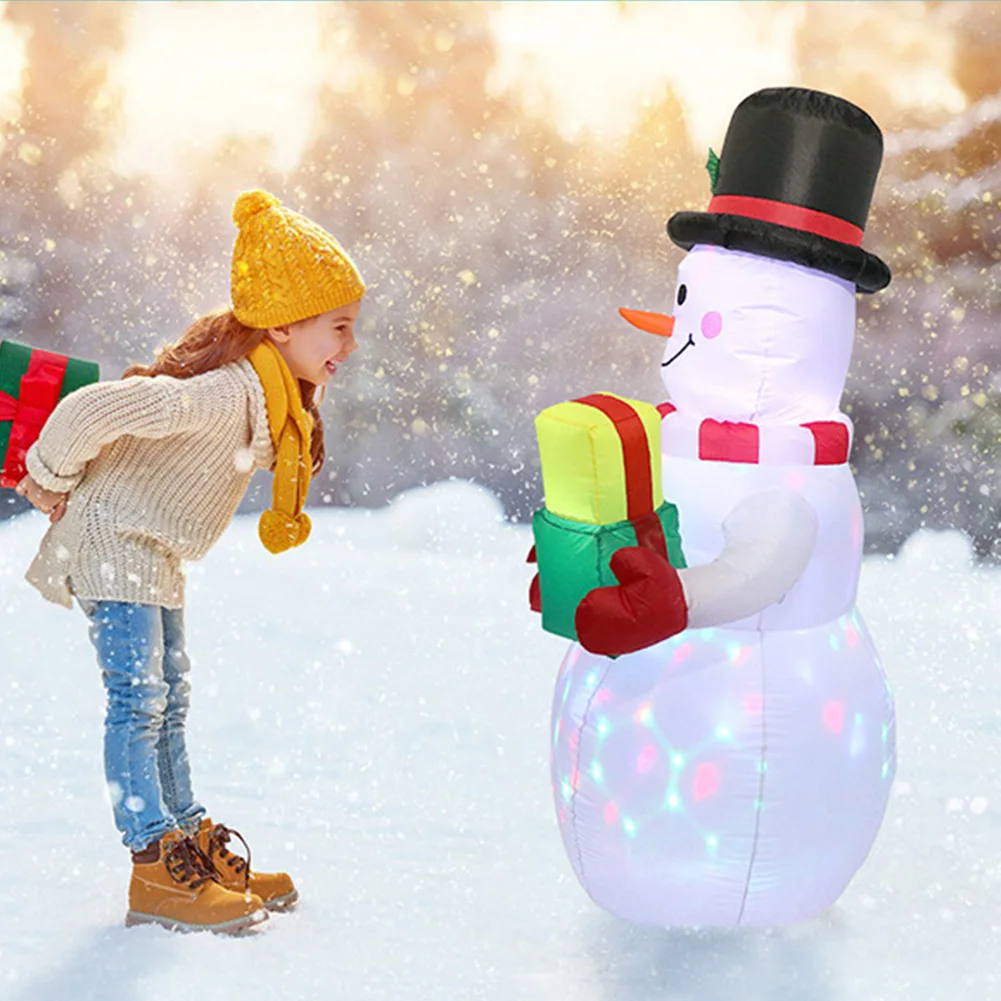 Christmas Inflatable Decorations Outdoor Garden Courtyard Decoration Large Snowman Santa Claus Christmas Tree Inflatable Gifts