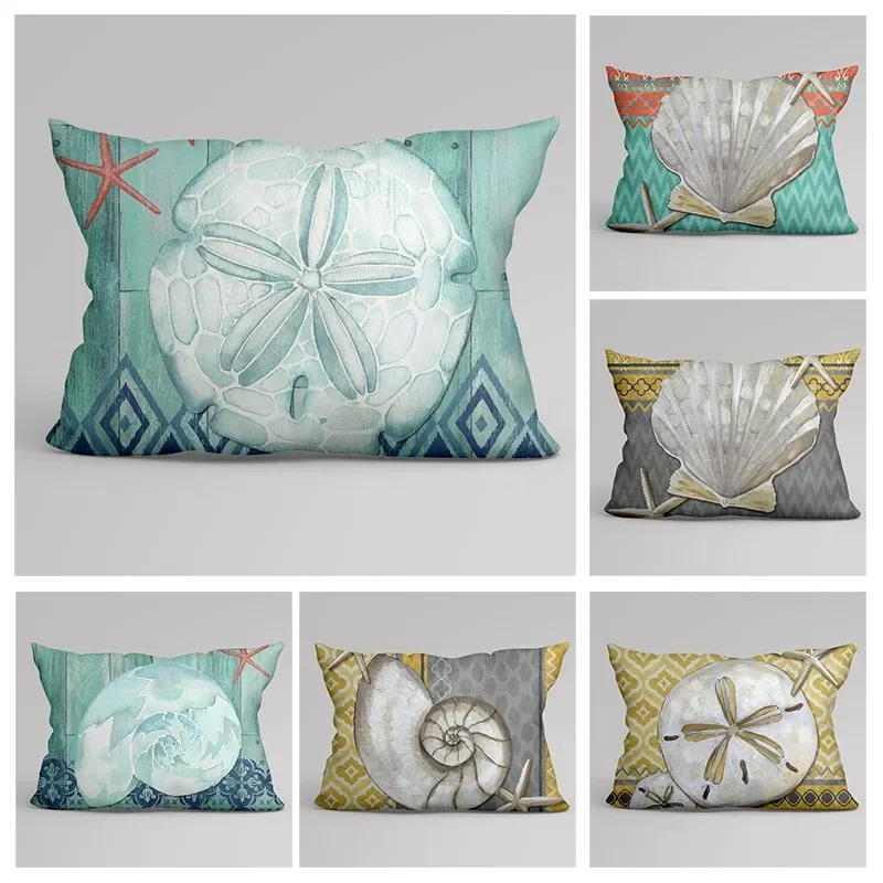 

Hawaiian style pillowcase sofa cushion cover rural beach animal decoration pillowcase throw pillowcase customized 30x50 40x60