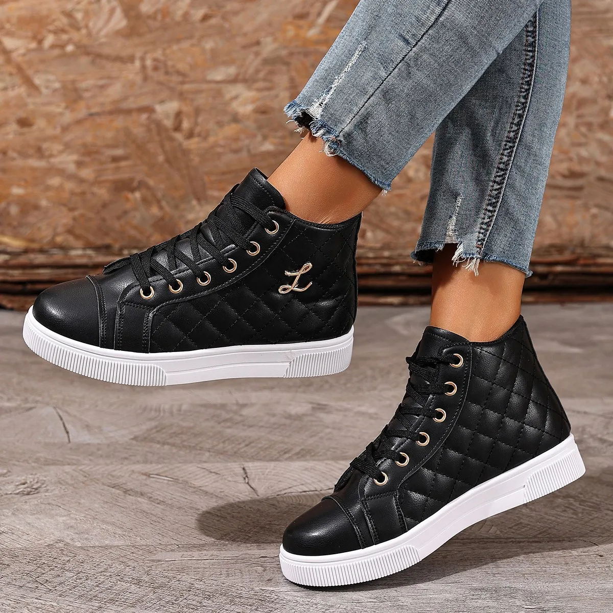 Fashionable New Comfortable Women's Shoes Spring and Autumn Elegant Round Head Solid Color Sexy Sports and Leisure Shoes