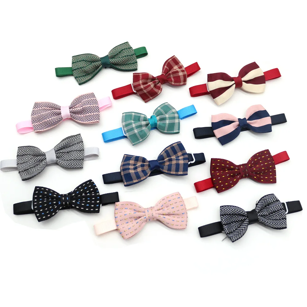 Cute Bow Tie Wearing Dog Plush Toys main image 1