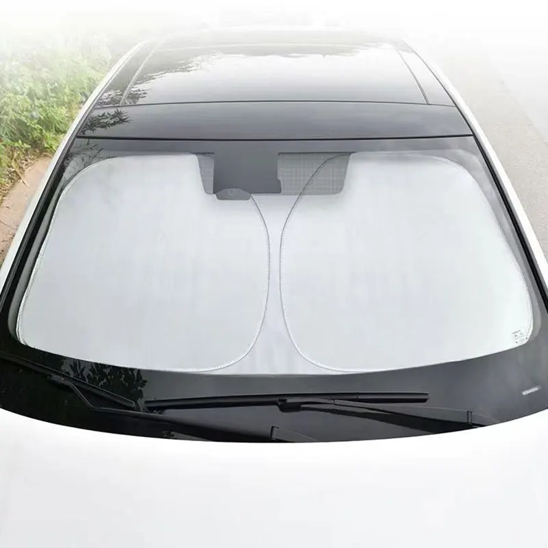 

Car Windshield Sun Shade Covers For Tesla Model 3 Y Sunshade Accessories Visors Front Window Sunscreen Protector Parasol Coche