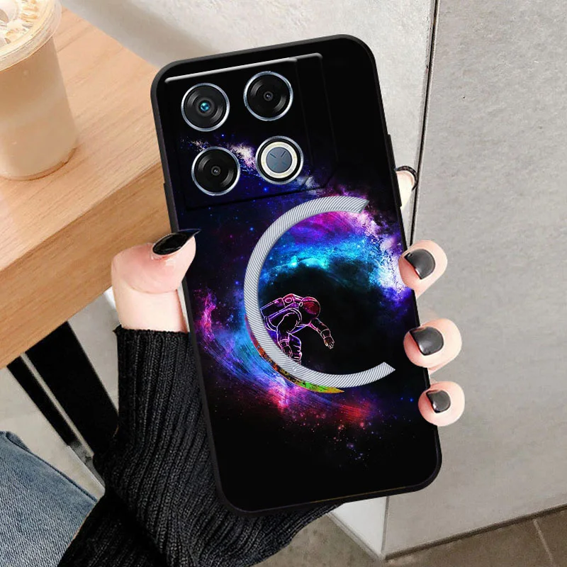 Sleek Black TPU Shockproof Phone Case - Soft Silicone Protective Back Cover