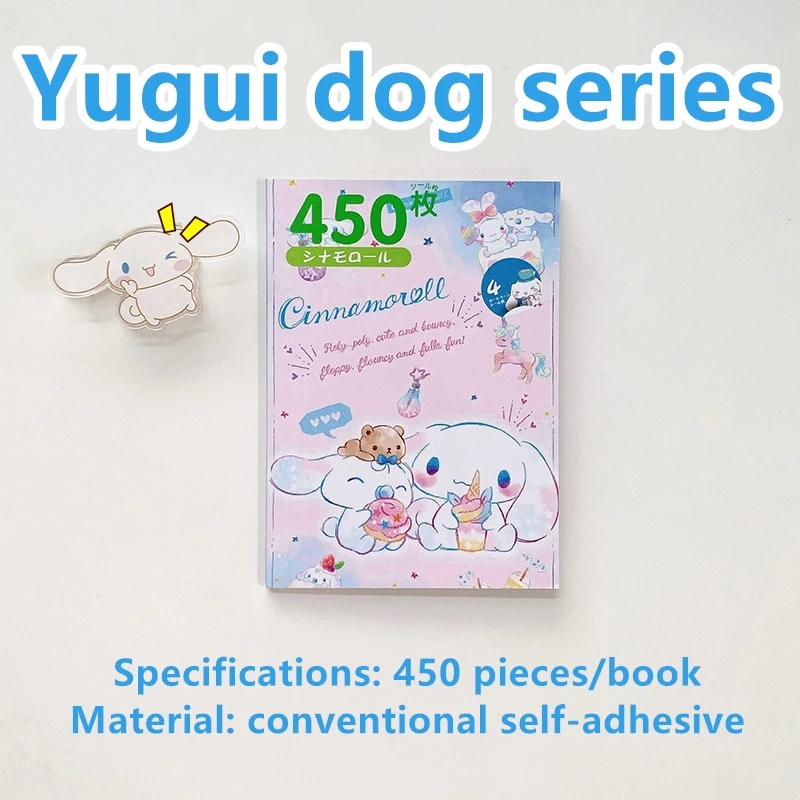 Sanrio Hello Kitty Kuromi Cartoon Stickers Ins Hand Book