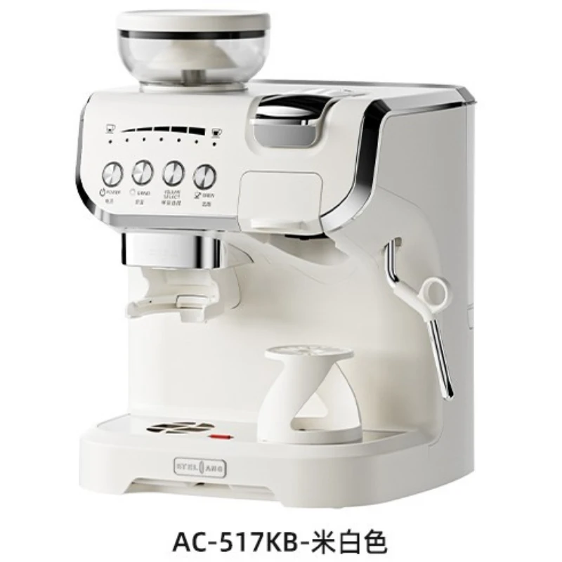 

The Coffee Machine Is Fully Semi-automatic and Can Be Used for Household Italian American Style Bean Grinding