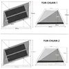 Asta gear Yun Chuan Outdoor Camping Tent Ultralight Portable Hiking Tent Waterproof Trekking Travel Double silicon Tent 2