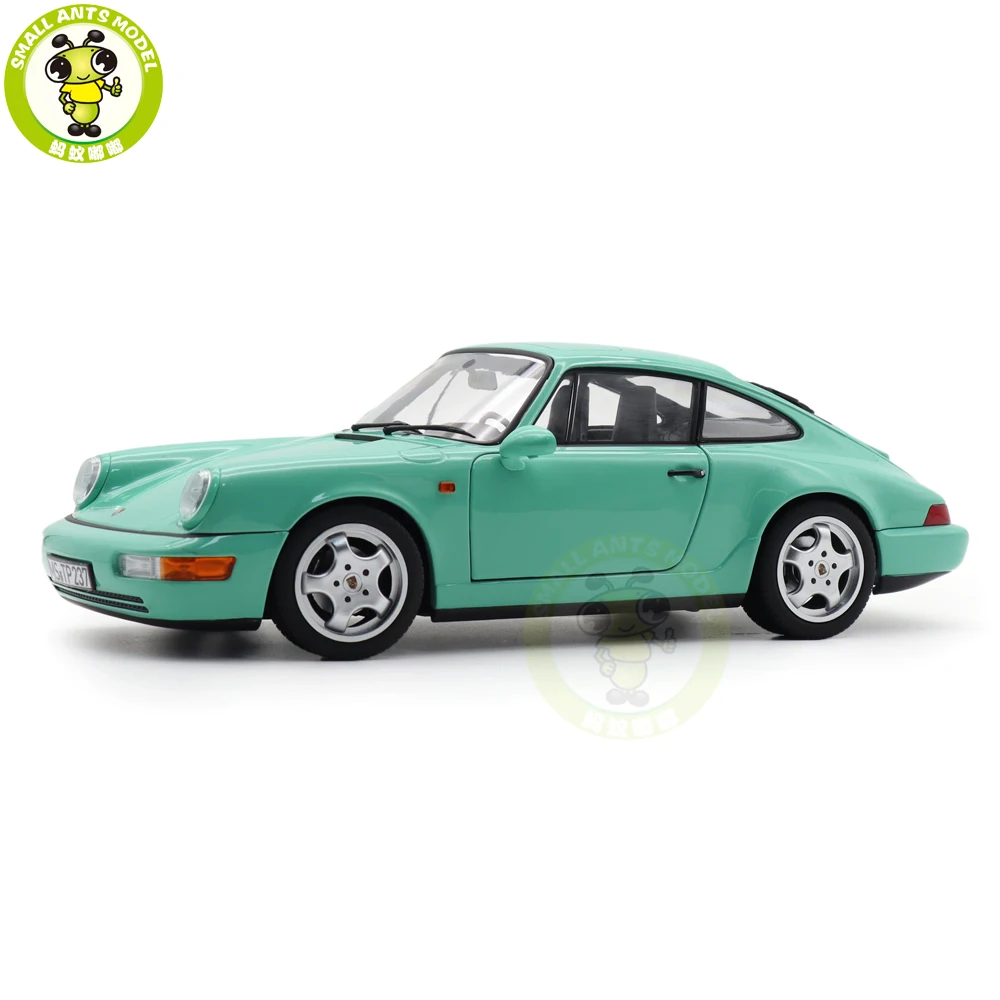 

1/18 911 964 Carrera 2 1992 Norev 187327 Mint Green Diecast Model Toy Cars Gifts For Father Friend