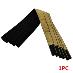 Adjustable Rainbow Elastic Band for Wig Edges and DIY Crafts (1PC 3cm Golden)
