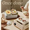 New Style Household Three-Layer Stainless Steel Multifunctional Electric Steamer - Perfect for Steaming and Cooking 5