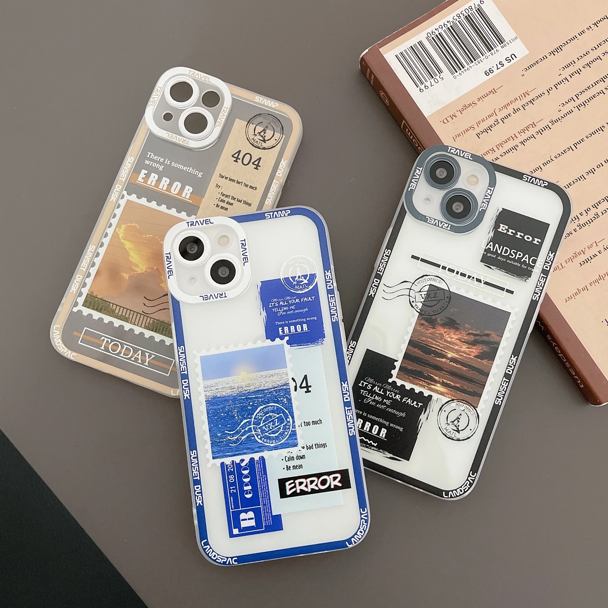 Creative Towel Cloth Artistic Painting Case For Iphone 11 12 13 Pro Max  Mini X Xr 7 8 Plus Se 2020 Clear Back Cover Capa Coque - Mobile Phone Cases  & Covers - AliExpress