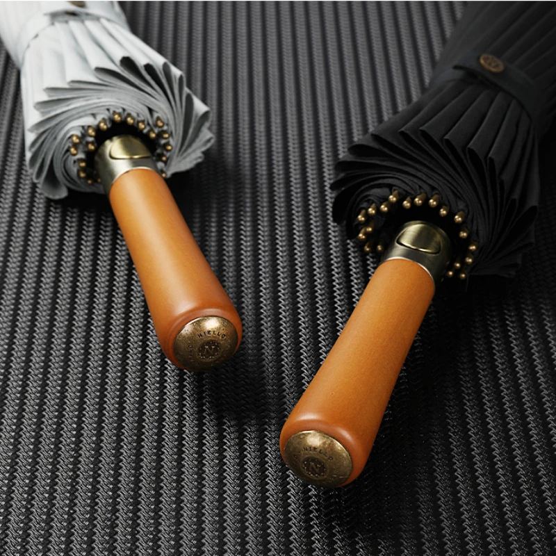 

24 Bone Large Business Umbrella Rainstorm Luxury Long Handle Umbrella Automatic Windproof Waterproof Travel Paraguas Rain Gear