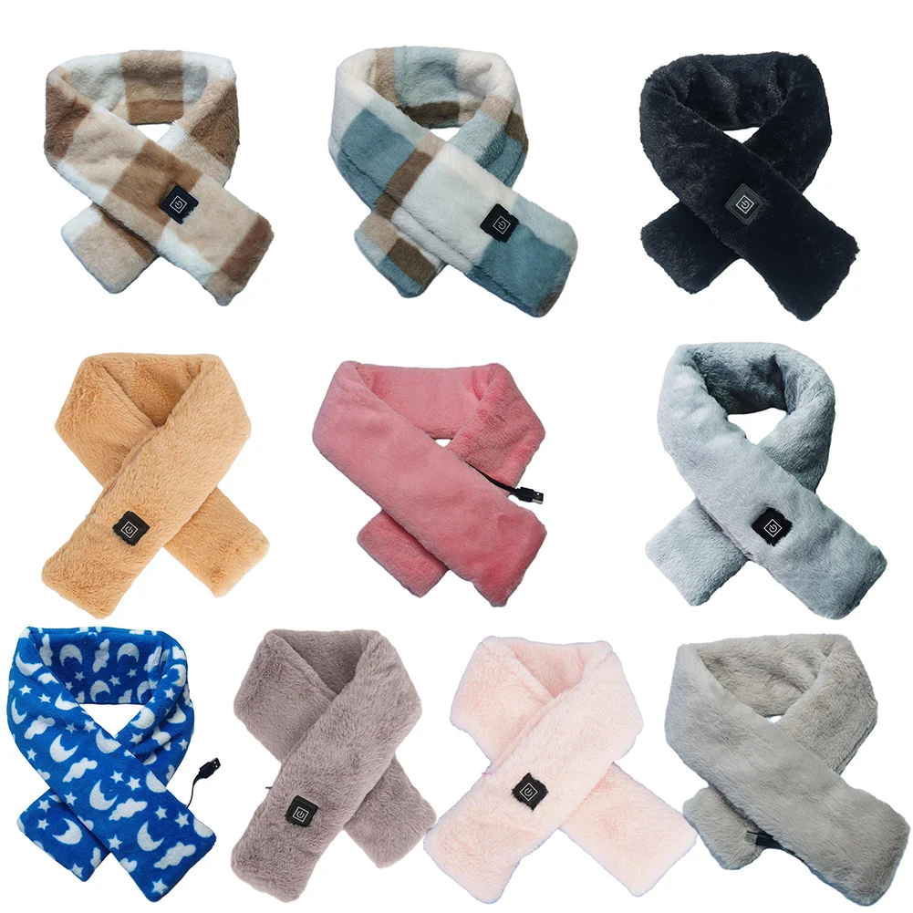 

3 Temp Settings Winter Smart Heat Scarf Warm Electric Heating Scarf Soft Electric Heated Neck Warmer For Winter Christmas Gifts