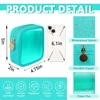 Transparent Waterproof Cosmetic Bag Women PVC Mini Storage Pouch Travel Portable Toiletry Case Multi-Function Makeup Organizer 5