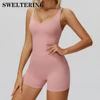 Women Backless Yoga One Piece Fitness Jumpsuit Gym Workout Bodysuits Sportwear Active Wear Female Sports Bodysuits Sportswear