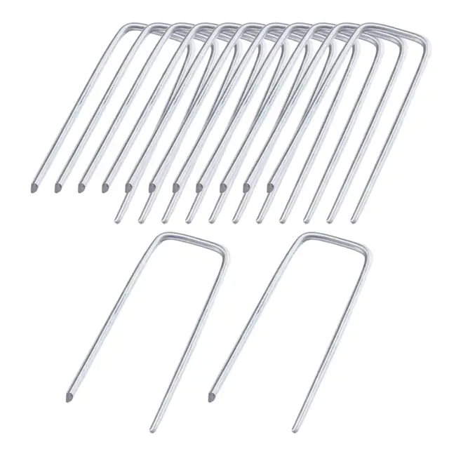 U Alakú Kerti Tétek Csapok Sátor Őrölt Sodrók Pins Udvari Tét Kapcsok A Kerítés Kerítésen Lévő Farm Gát - Image 4