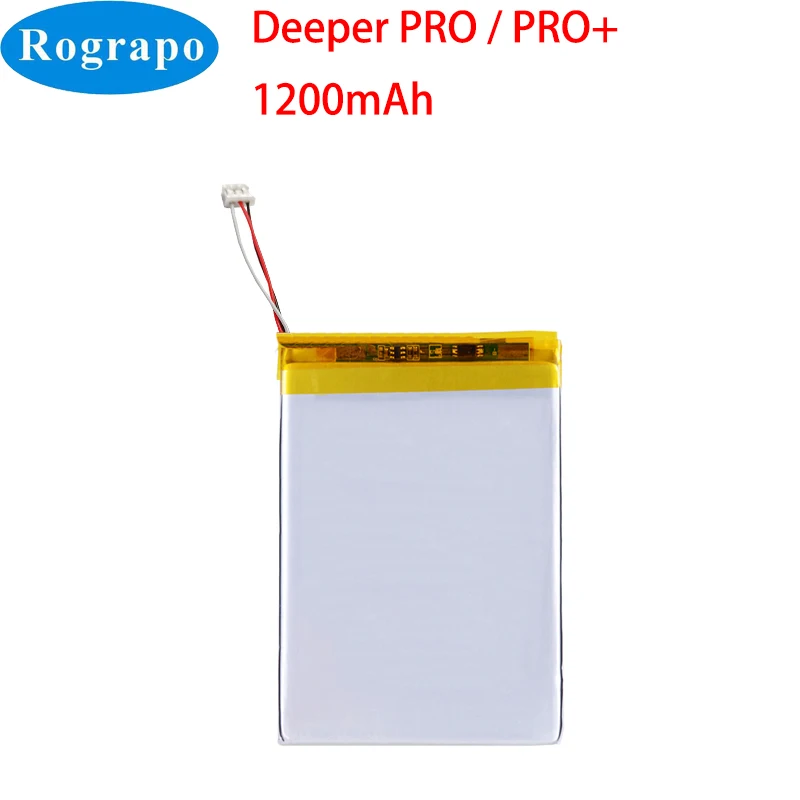 Nuova Batteria 3.7V 1200Mah Per Deeper Pro Pro+ Wireless Fishfinder Sonar Gps
